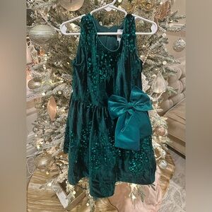 Rare Editions Green Holiday Dress